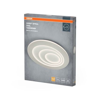 Osram - LED lubinis šviestuvas ORBIS SPIRAL LED/63W/230V baltas