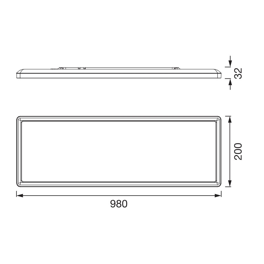 Osram - LED lubinis šviestuvas PLANON EASYFIX LED/30W/230V 2800/4000/6000K IP54 balta