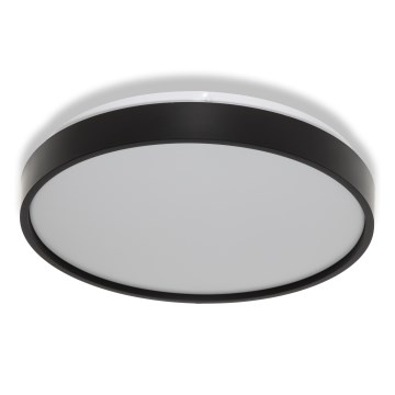 Osram - LED lubinis šviestuvas su sumrėkimo jutikliu CEILING LUXO LED/18W/230V skersmuo 32 cm juodas
