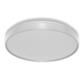 Osram - LED lubinis šviestuvas su sutemos jutikliu CEILING LUXO LED/24W/230V skersm. 38 cm sidabro spalvos
