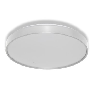 Osram - LED lubinis šviestuvas su sutemos jutikliu CEILING LUXO LED/24W/230V skersm. 38 cm sidabro spalvos
