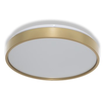 Osram - LED lubinis šviestuvas su sutemų jutikliu CEILING LUXO LED/18W/230V Ø 32 cm aukso spalvos