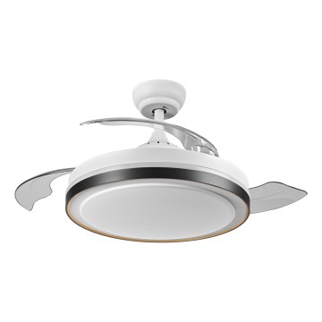 Osram - LED lubinis šviestuvas su ventiliatoriumi CEILING FAN LED/66W/230V 3000/4000/6500K balta + nuotolinis valdymas