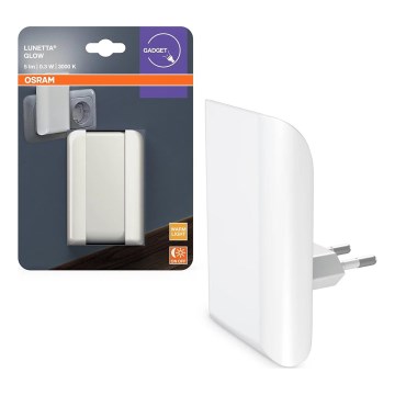 Osram - LED naktinė švieselė su sutemų jutikliu LUNETTA LED/0,3W/230V