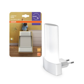 Osram - LED Naktinis šviestuvas su jutikliu LUNETTA LED/0,28W/230V 3000K