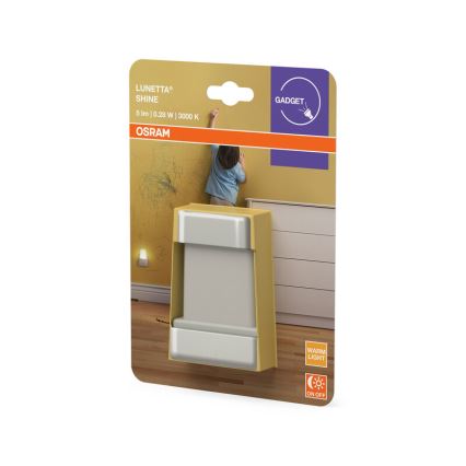 Osram - LED Naktinis šviestuvas su jutikliu LUNETTA LED/0,28W/230V 3000K