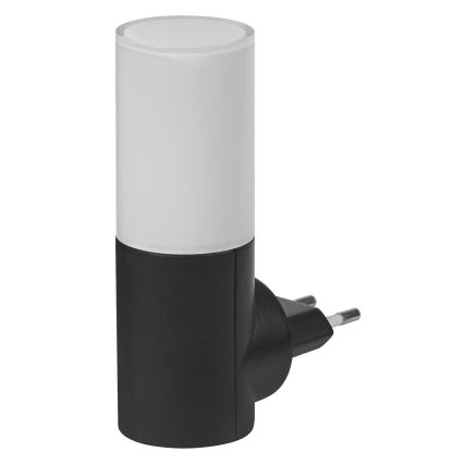 Osram - LED naktinis šviestuvas su sutemų jutikliu LUNETTA LED/0,2W/230V juodas