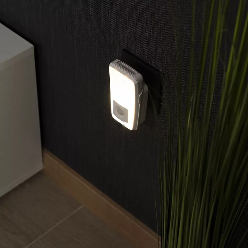 Osram - LED orientacinė lempa į lizdą su jutikliu LUNETTA LED/2W/230V