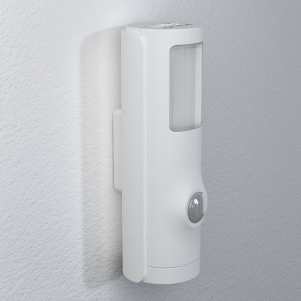 Osram - LED orientacinis šviestuvas su judesio ir sutemų jutikliu NIGHTLUX LED/0,35W/3xAAA IP54 baltas
