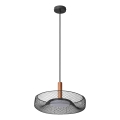 Osram - LED pakabinamas šviestuvas su laidu DECOR MESH LED/18,5W/230V skersmuo 40 cm juodas/guminmedis