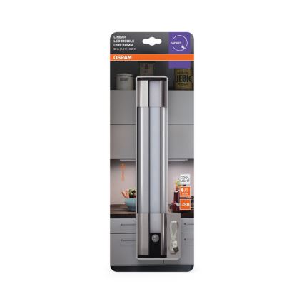 Osram - LED po spintelėmis montuojamas šviestuvas su jutikliu MOBILE LED/1,5W/3,7V 1800 mAh