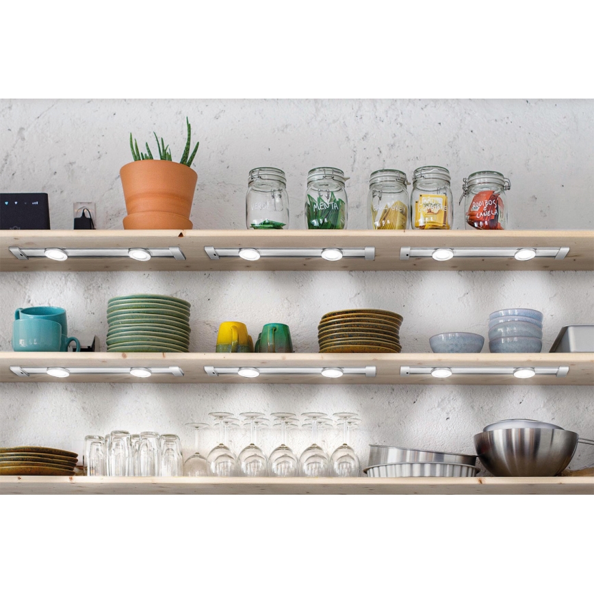 Osram - LED reguliuojamas po spintelės šviestuvas su judesio jutikliu LINEAR MAGNET LED/7W/230V 4000K 40 cm balta