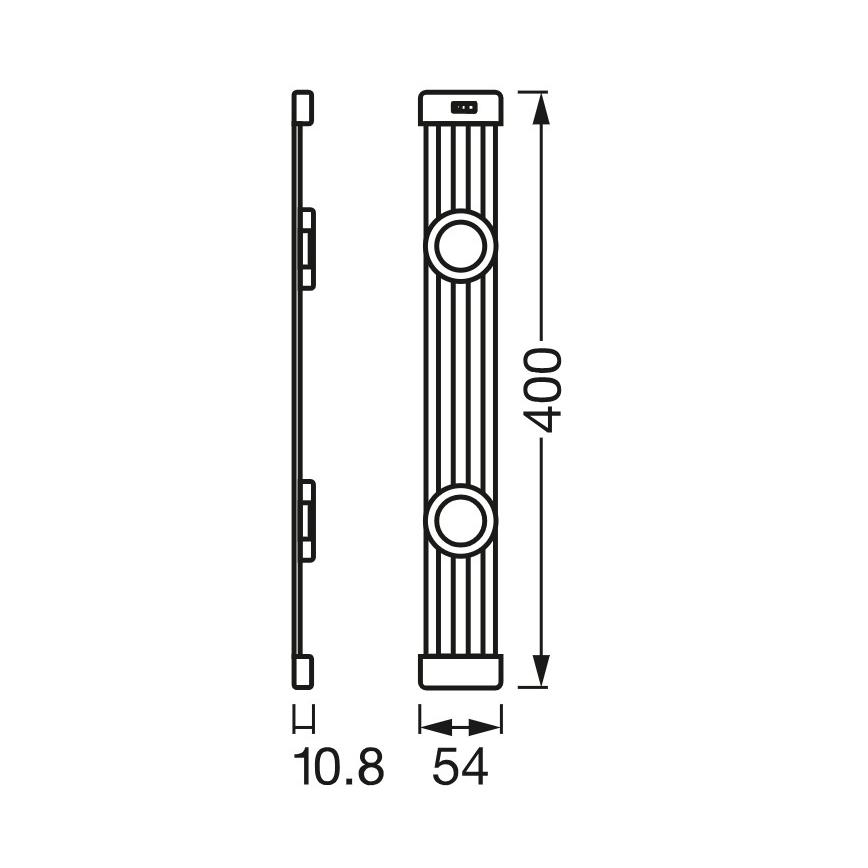 Osram - LED reguliuojamas po spintelės šviestuvas su judesio jutikliu LINEAR MAGNET LED/7W/230V 4000K 40 cm balta