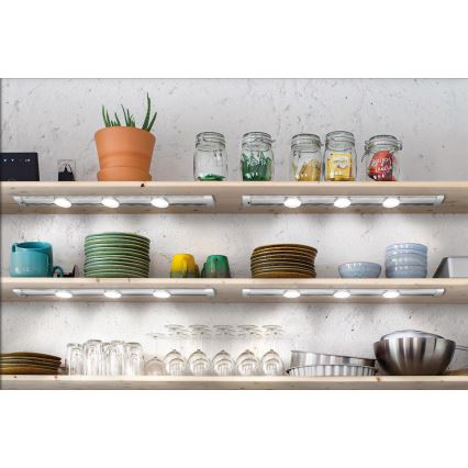 Osram - LED reguliuojamas po spintelės šviestuvas su judesio jutikliu LINEAR MAGNET LED/9,5W/230V 4000K 60 cm baltas