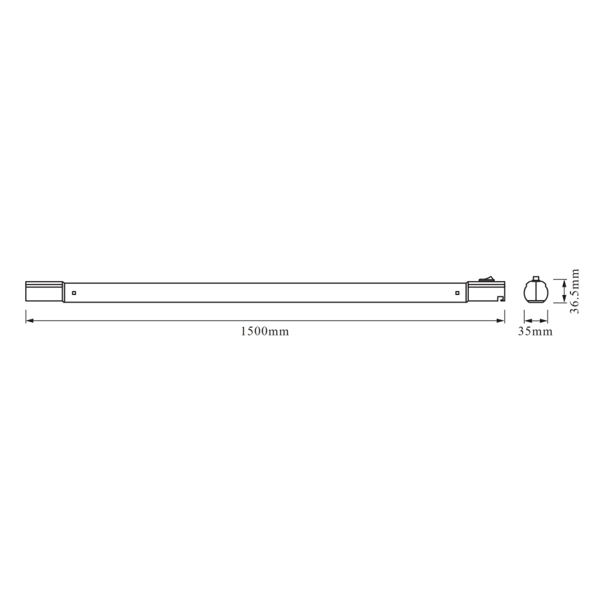 Osram - LED po spintelės šviestuvas TUBEKIT LED/21,5W/230V 4000K 150 cm baltas