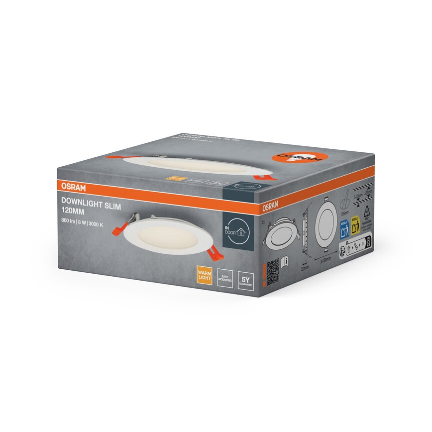 Osram - LED potinkinis šviestuvas SLIM LED/8W/230V 3000K