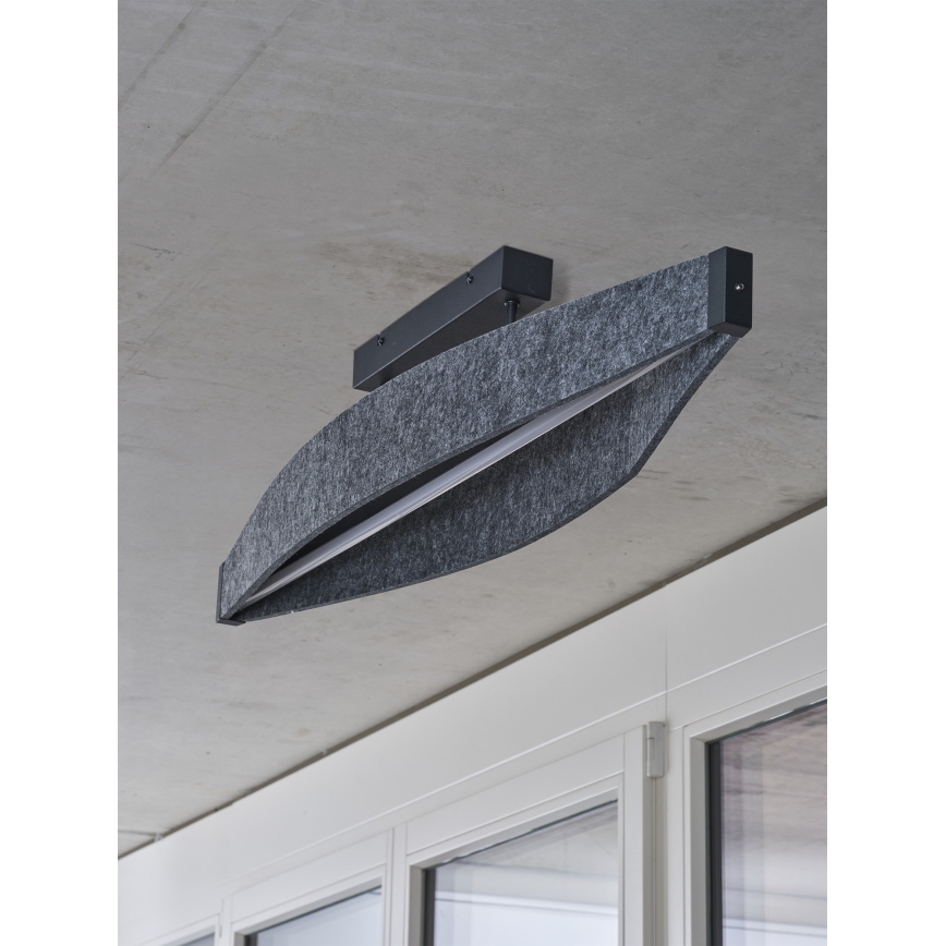 Osram - LED Prie lubų montuojama liustra DECOR FLAT LED/23W/230V pilka