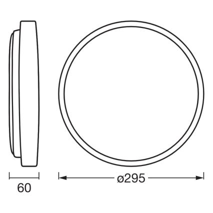 Osram - reguliuojamas LED lubinis šviestuvas ORBIS ALISON LED/16W/230V, skersmuo 29,5 cm, smėlio spalvos