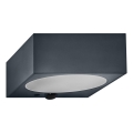 Osram - LED pritemdomas saulės sieninis šviestuvas su jutikliu ENDURA STYLE LED/10,7W/4,2V 2000 mAh IP65 antracitas