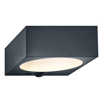 Osram - LED pritemdomas saulės sieninis šviestuvas su jutikliu ENDURA STYLE LED/10,7W/4,2V 2000 mAh IP65 antracitas