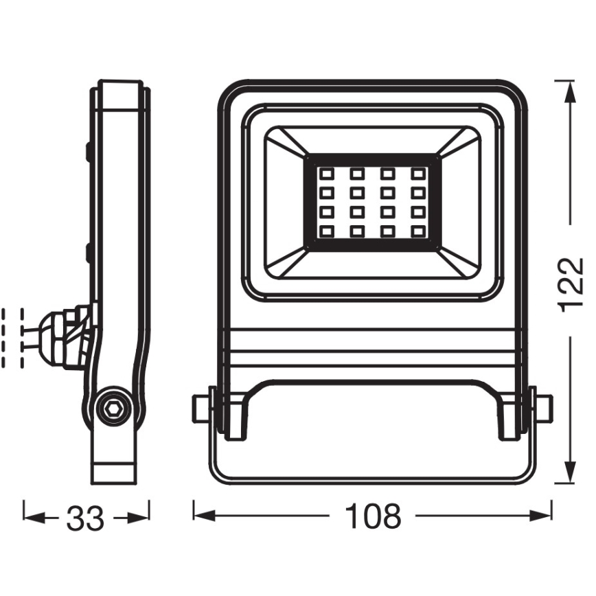 Osram - LED prožektorius ENDURA LED/10W/230V 3000K IP65