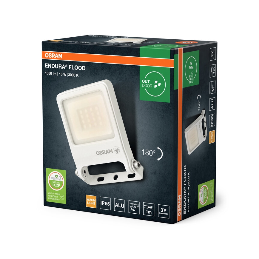 Osram - LED prožektorius ENDURA LED/10W/230V 3000K IP65
