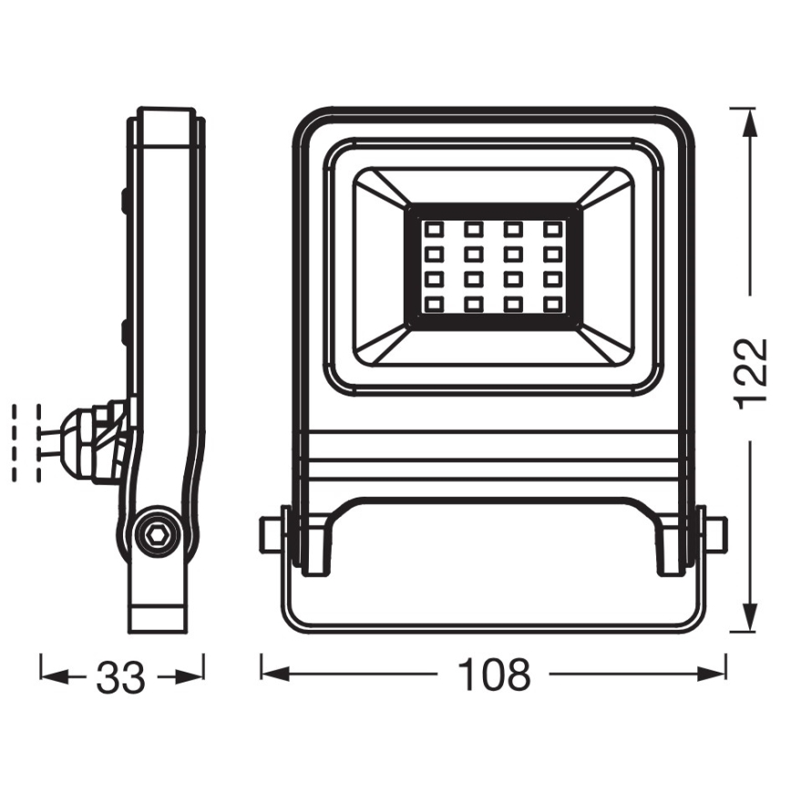 Osram - LED prožektorius ENDURA LED/10W/230V 3000K IP65