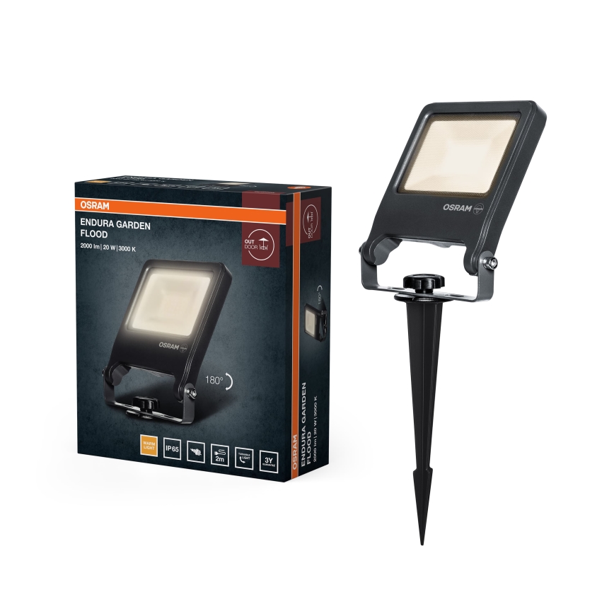 Osram - LED reflektorius ENDURA LED/20W/230V 3000K IP65 antracitas