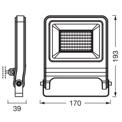 Osram - LED prožektorius ENDURA LED/50W/230V 3000K IP65