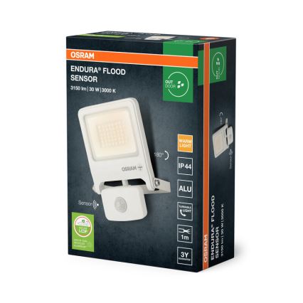 Osram - LED prožektorius su jutikliu ENDURA LED/30W/230V 3000K IP44