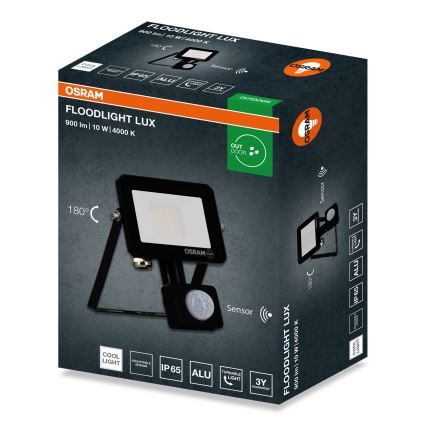 Osram - LED prožektorius su jutikliu FLOODLIGHT LED/10W/230V 4000K IP65