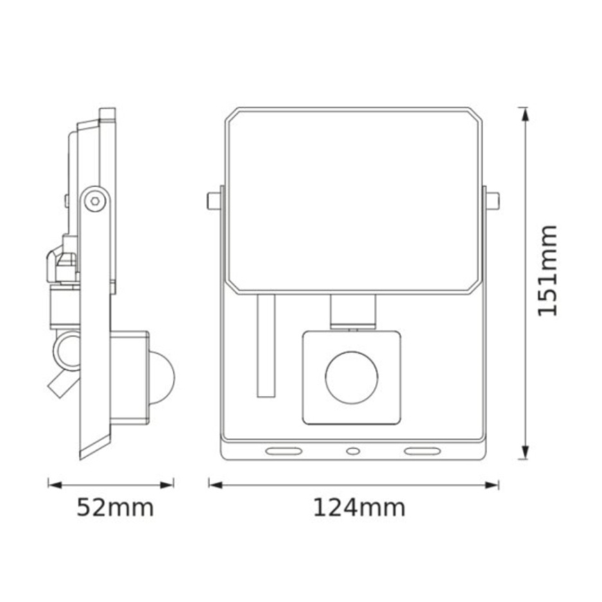 Osram - LED prožektorius su jutikliu FLOODLIGHT LED/20W/230V 6500K IP65