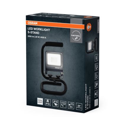 Osram - LED prožektorius su S-STAND laikikliu LED/20W/230V 4000K IP65 antracitas