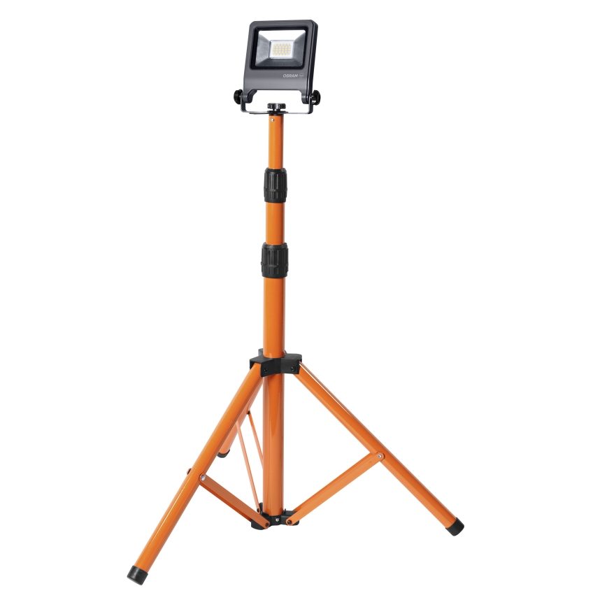 Osram - LED prožektorius su trikojiniu stovu TRIPOD LED/20W/230V 4000K IP65 oranžinis