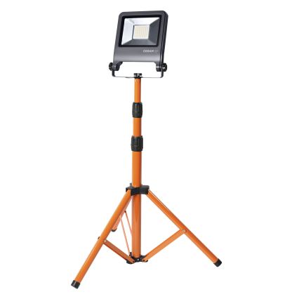 Osram - LED prožektorius su trikojiniu stovu TRIPOD LED/50W/230V 4000K IP65 oranžinis