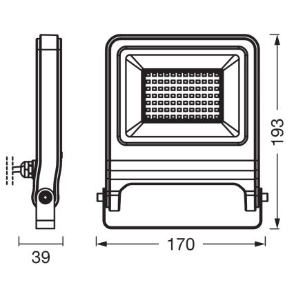 Osram - LED reflektorius ENDURA LED/50W/230V 4000K IP65