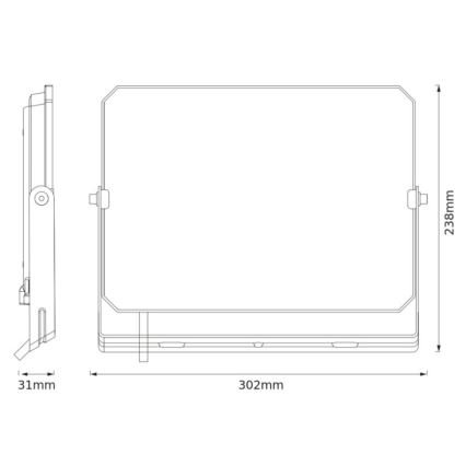 Osram - LED reflektorius FLOODLIGHT LED/100W/230V 4000K IP65