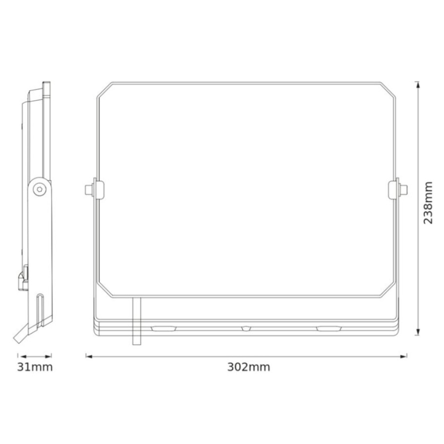 Osram - LED reflektorius FLOODLIGHT LED/100W/230V 4000K IP65