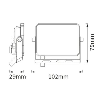 Osram - LED reflektorius FLOODLIGHT LED/10W/230V 3000K IP65
