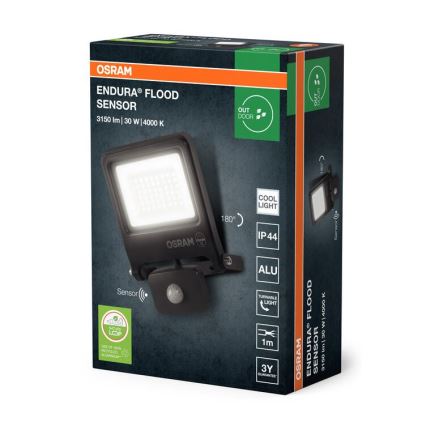 Osram - LED reflektorius su judesio jutikliu ENDURA LED/30W/230V IP44