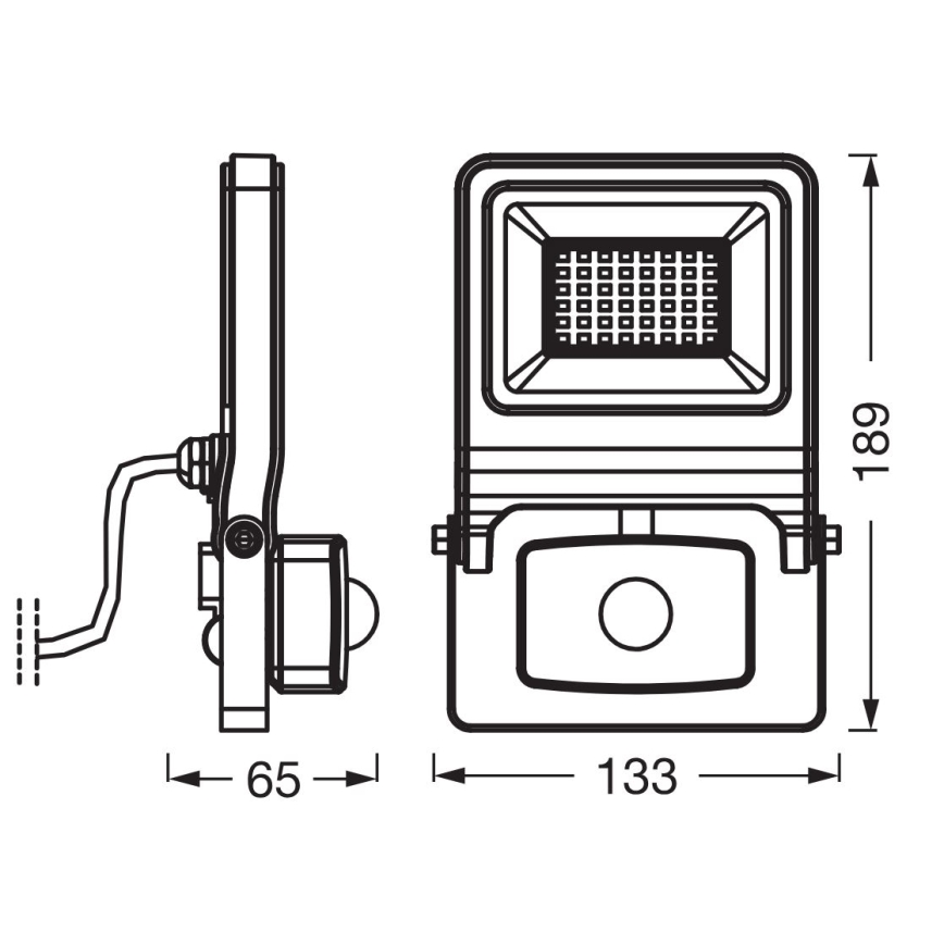 Osram - LED reflektorius su judesio jutikliu ENDURA LED/30W/230V IP44