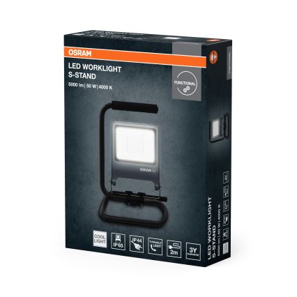 Osram - LED reflektorius su stovu S-STAND LED/50W/230V 4000K IP65 antracitas
