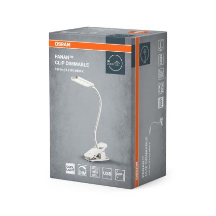 Osram - LED reguliuojama jutiklinė stalinė lempa PANAN LED/5,2W/5V 1200 mAh