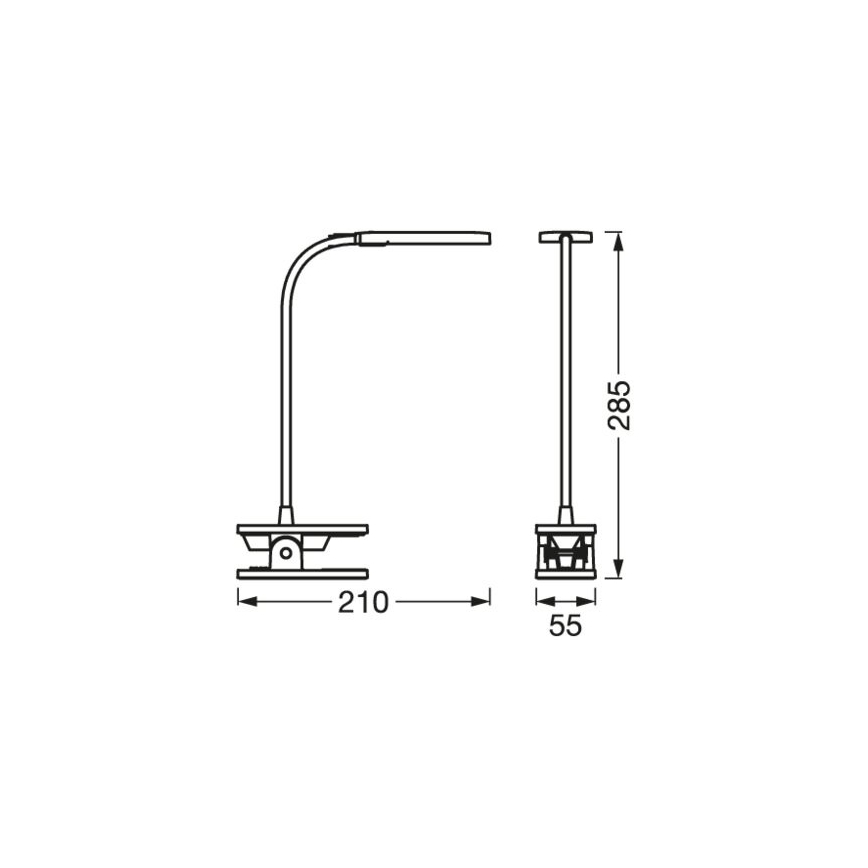 Osram - LED reguliuojama jutiklinė stalinė lempa PANAN LED/5,2W/5V 1200 mAh