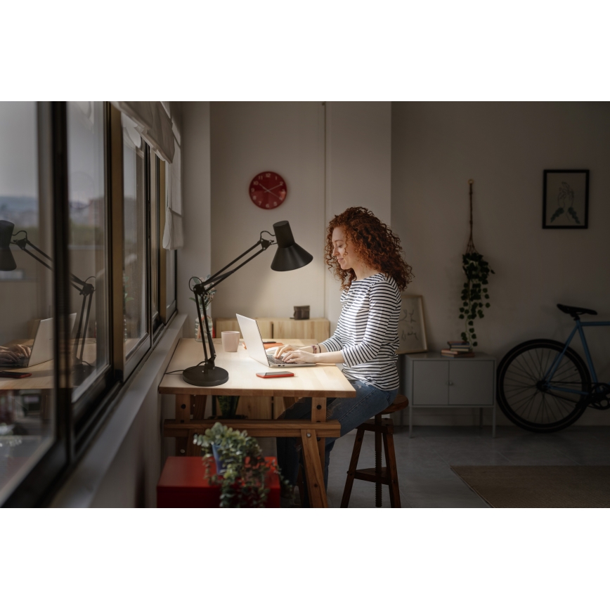 Osram - LED reguliuojama stalinė lempa OFFICE LINE LED/9W/230V 3000K juoda