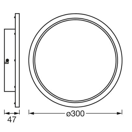Osram - LED Reguliuojamas vonios lubų šviestuvas SMART+ DISC LED/18W/230V 3000-6500K IP44 Wi-Fi