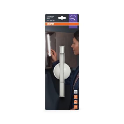 Osram - Dimeriuojamas įkraunamas orientacinis šviestuvas LEDSTIXX LED/2W/5V CRI 90 baltas