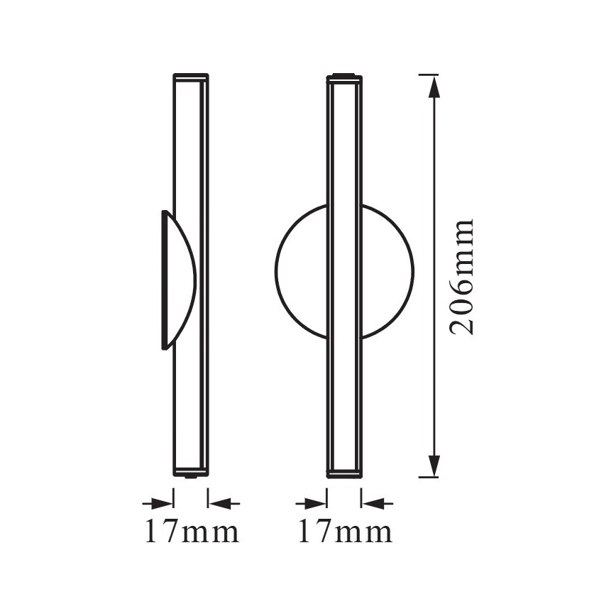 Osram - Dimeriuojamas įkraunamas orientacinis šviestuvas LEDSTIXX LED/2W/5V CRI 90 baltas