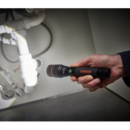 Osram - reguliuojamas įkraunamas žibintuvėlis LEDINSPECT PRO TORCH 500 LED/6W/3,7V 2200 mAh IP44