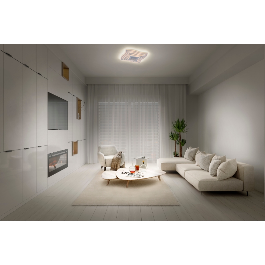 Osram - LED dimeriuojamas lubinis šviestuvas ORBIS WAVES LED/30W/230V 2600-6000K 40x40 cm baltas + nuotolinis valdymas